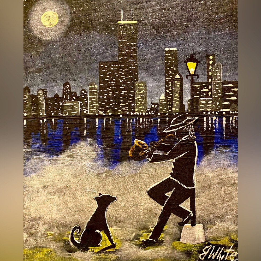 WHIT Moonlit Melody - Black, Blue, Yellow